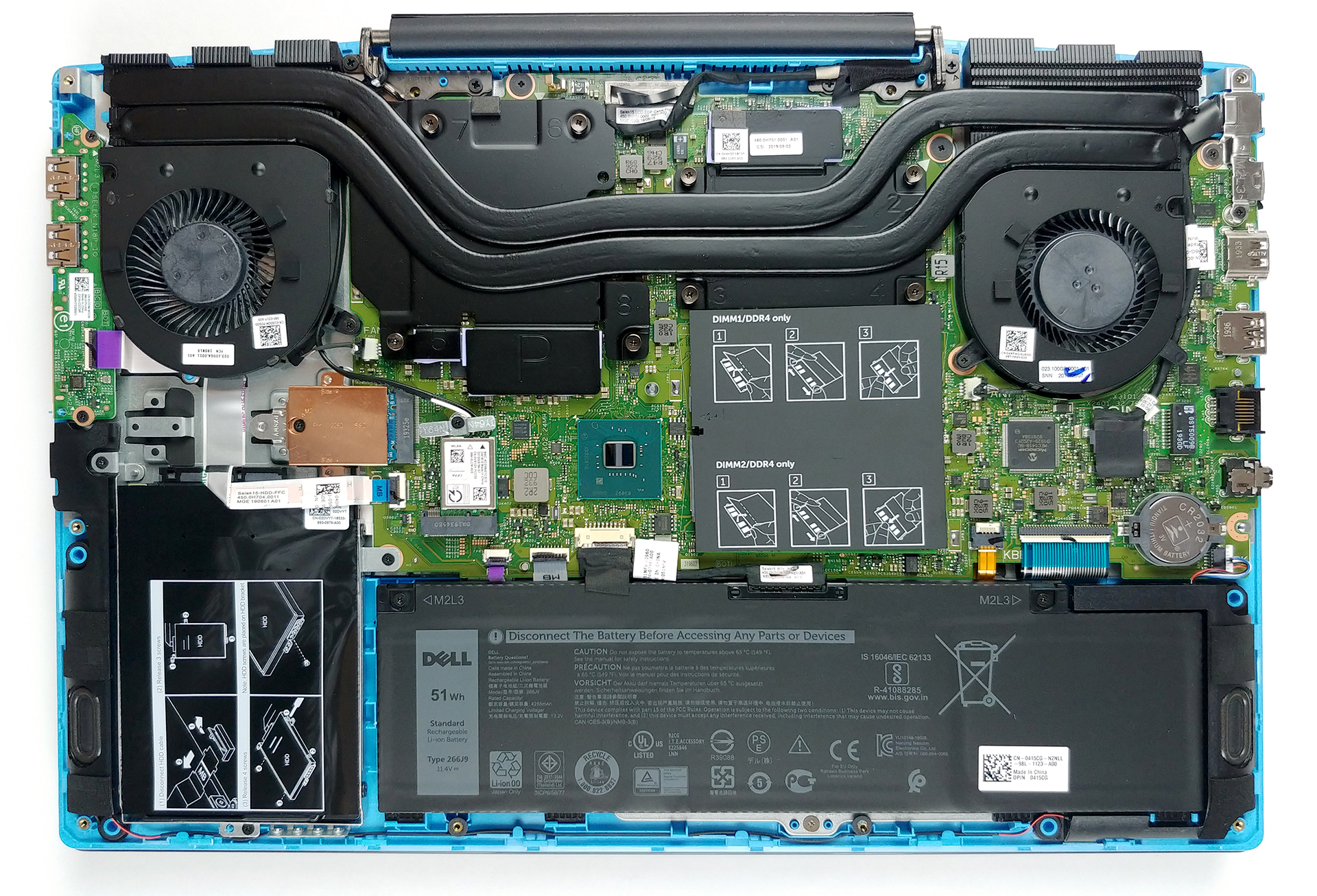 How to replace and fix Dell G3 3590 4DK2D SATA HDD 04DK2D 4DK2D CN-04DK2D 450.0H704.0011 HDD Cable Hard disk drive (Dell G3 15 3590)
